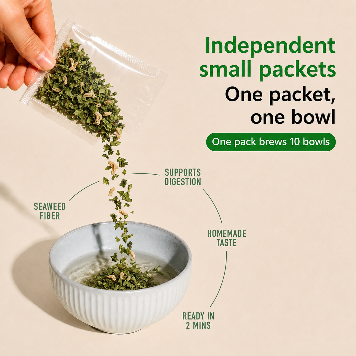 Nourishing Gut Health Seaweed Soup - Multiple Flavors