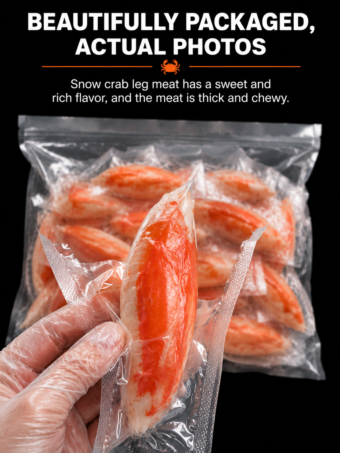 Alaskan snow crab legs