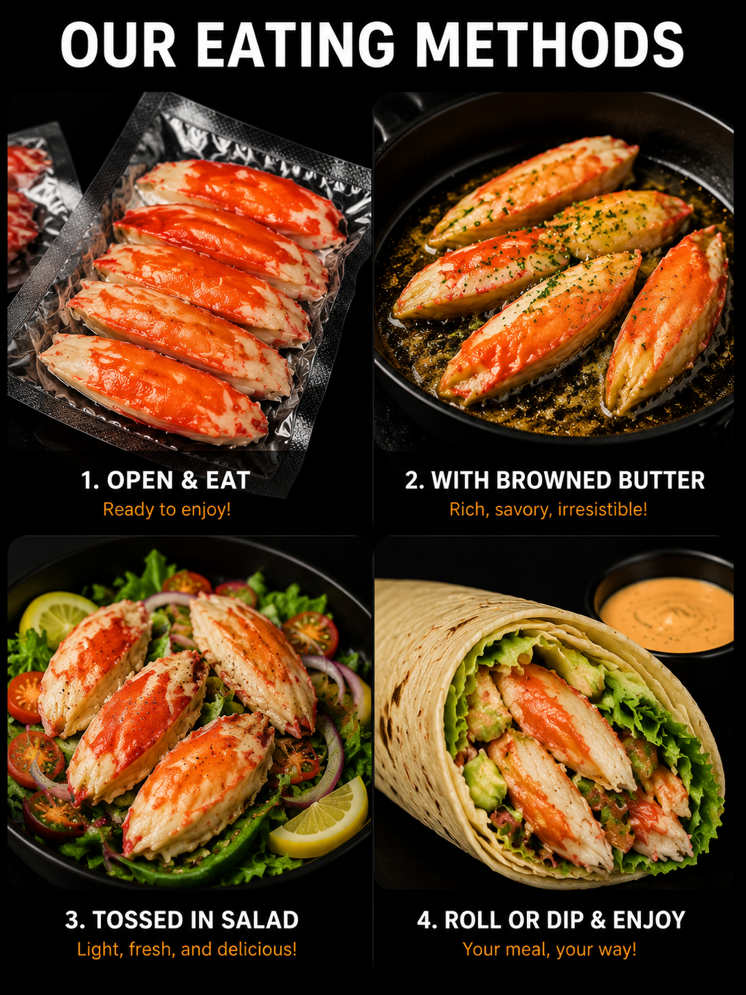 Alaskan snow crab legs