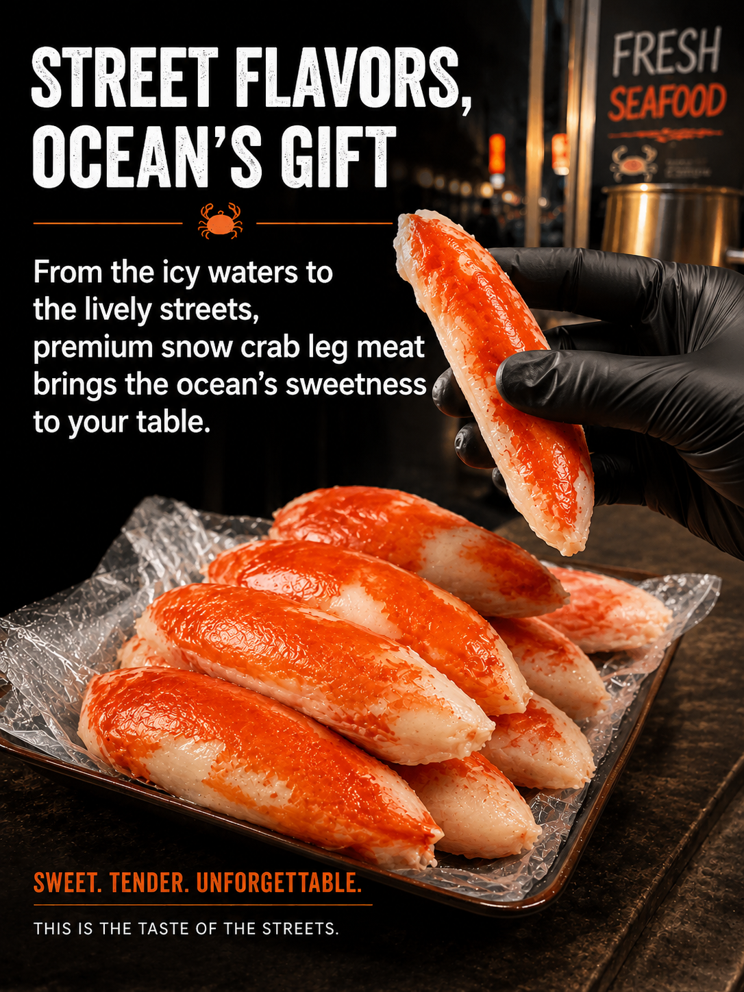 Alaskan snow crab legs